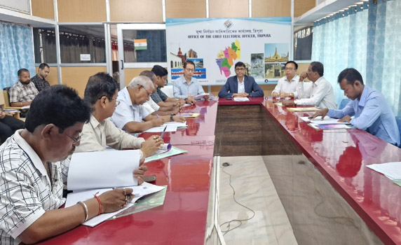 By-poll, SIR preparedness: Tripura CEO chairs meeting with political parties